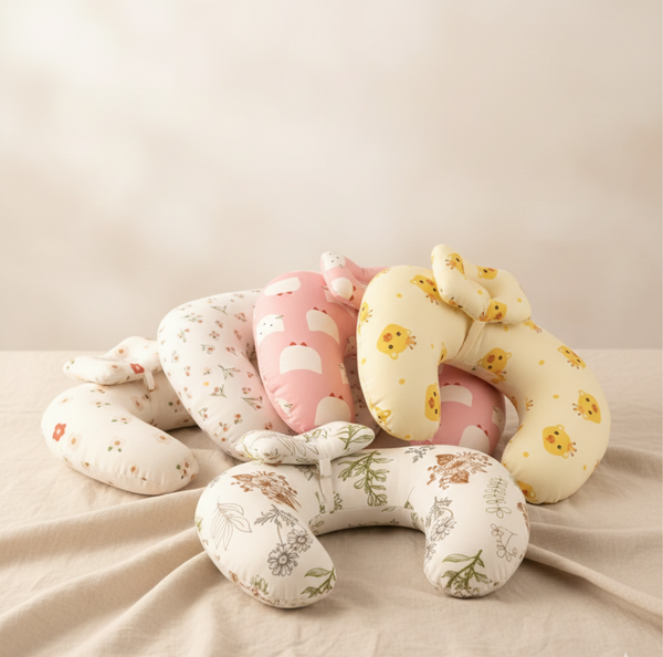 Lunelle™ – Cuscino Allattamento Ergonomico a U | Supporto per Schiena e Collo